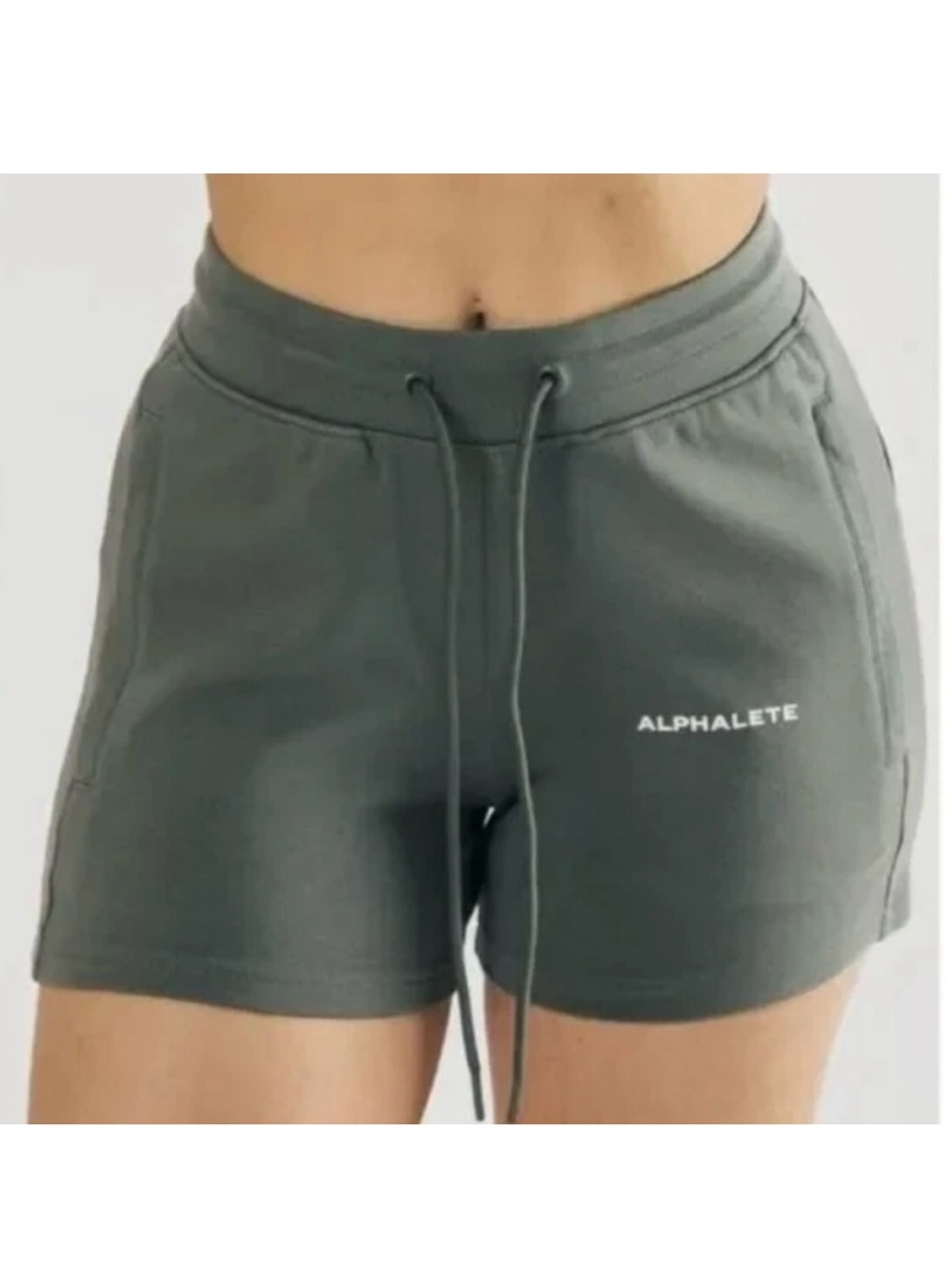 Alphalete Women's Essential Core Shorts Gray
Green S Athleisure Gym Travel NWT
